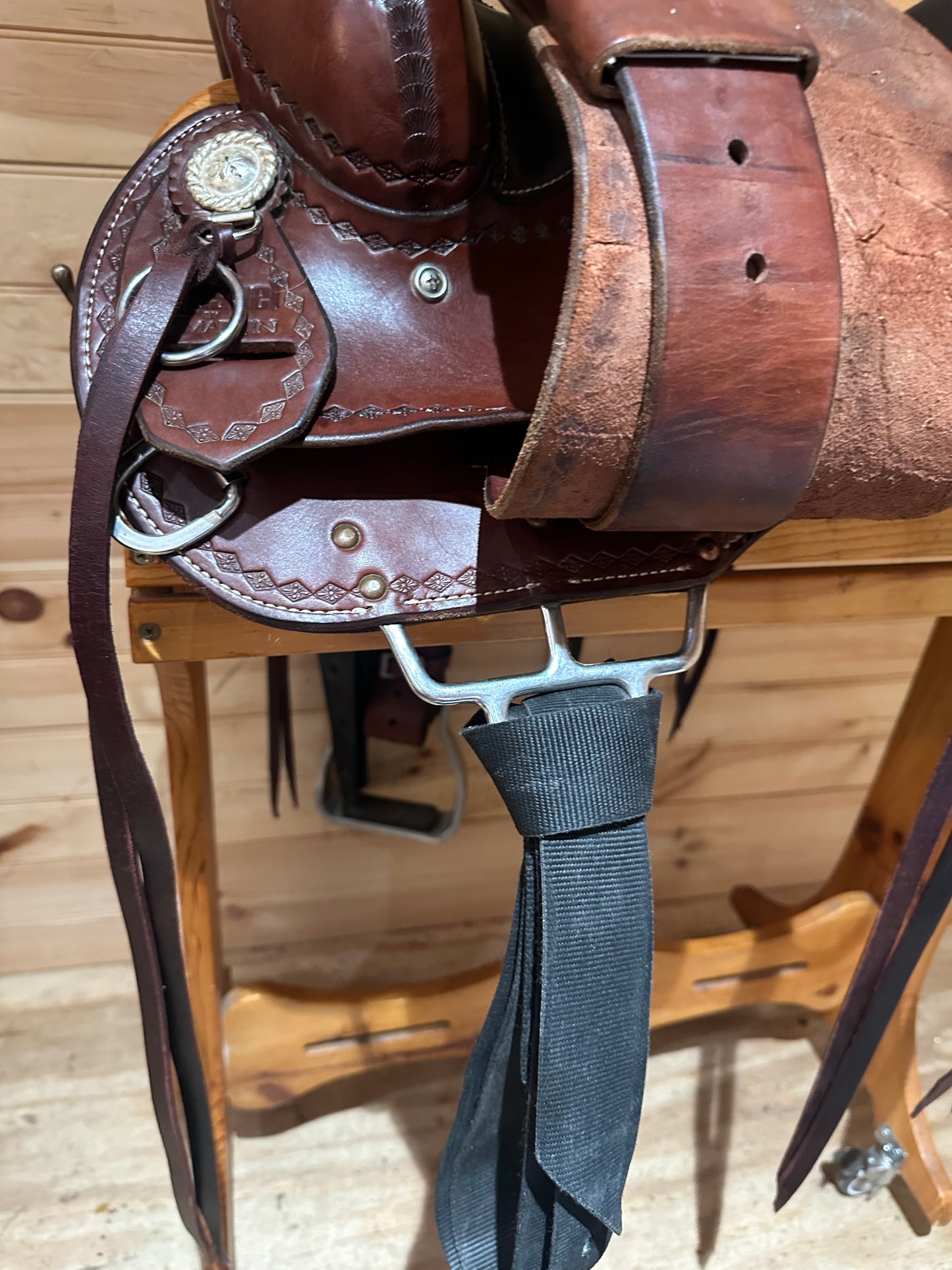 15” Cashel Round Skirt by Martin Saddlery Western Trail Saddle