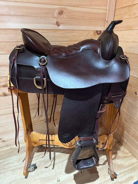 16.5” Tucker Cheyenne Western Trail Saddle Model 167