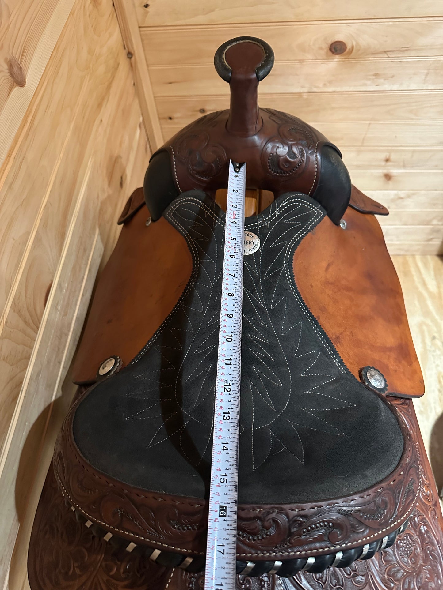 16” Billy Cook Team Roper Western Saddle Model 73638