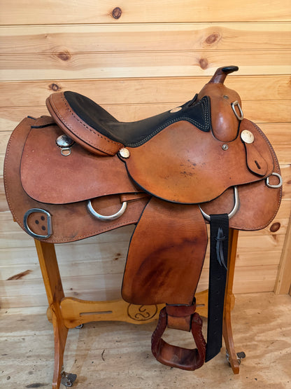 15” Rocking R Western Work Training Saddle Model 1300