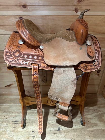 14” Dale Fredericks Saddlesmith Barrel Racing Saddle Model 21544