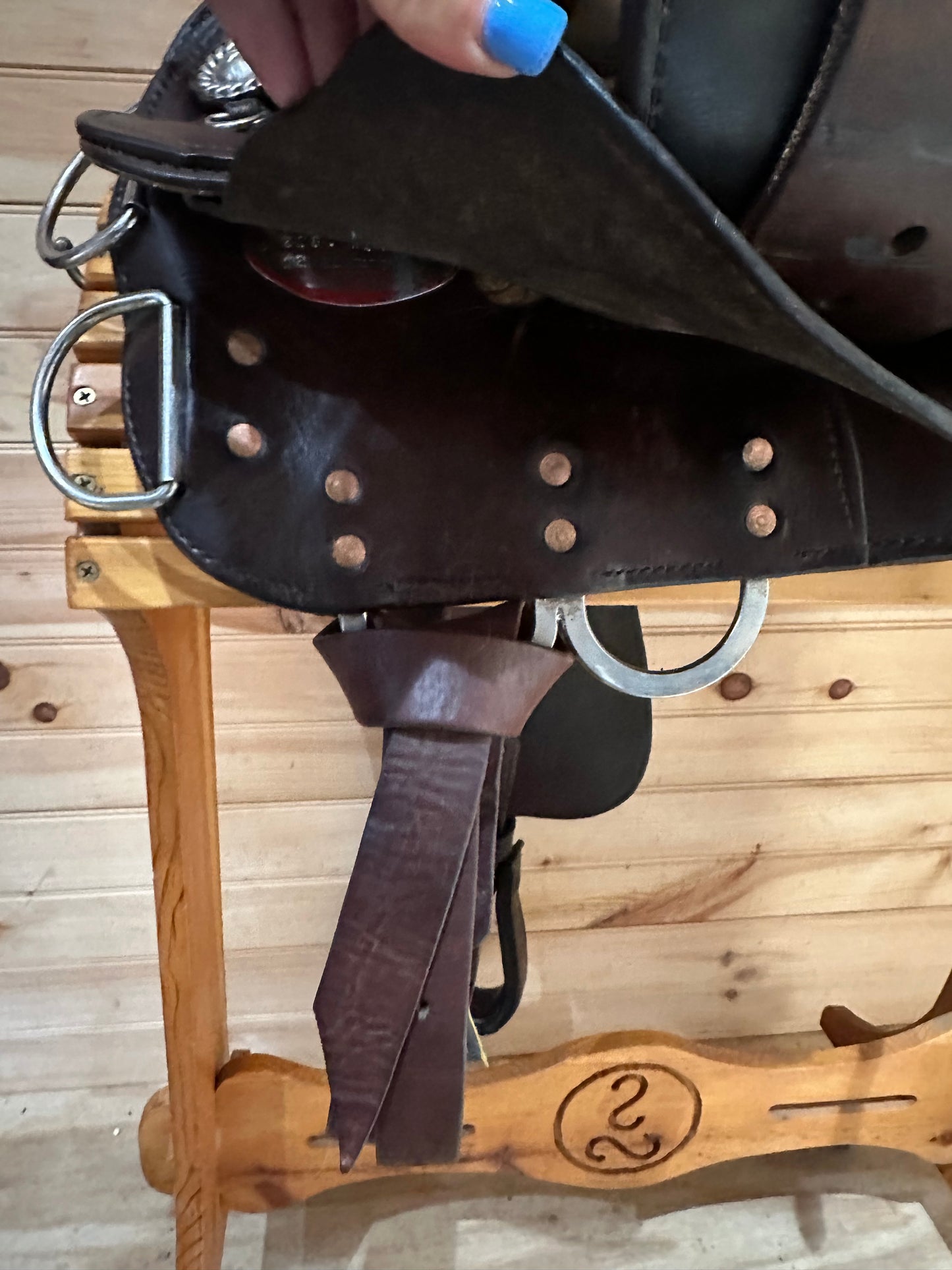15” Circle Y Arabian Western Equitation Training Saddle Model 2130