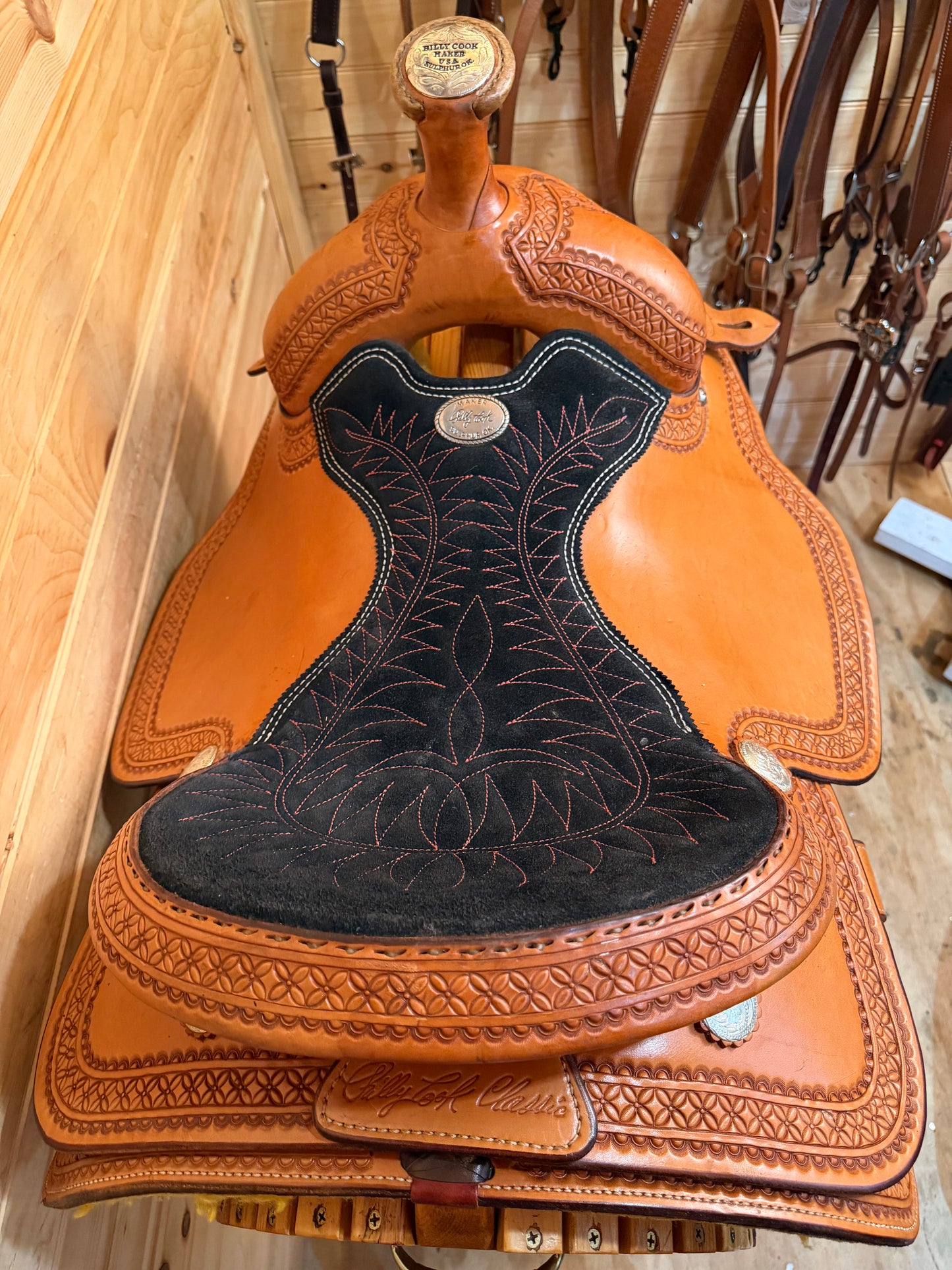 16” Billy Cook Maker Team Roper Sulphur, OK Western Saddle 2122