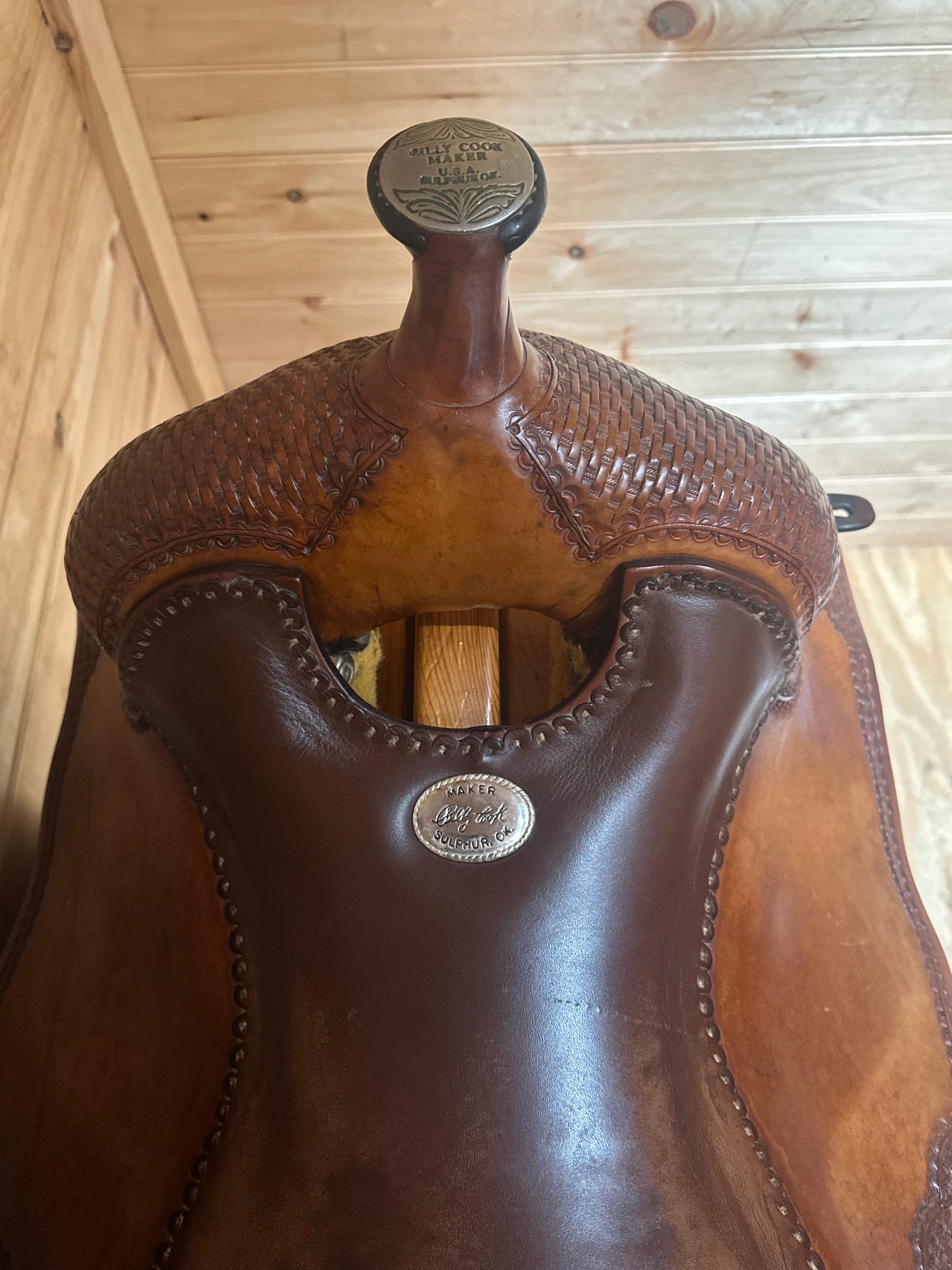 16” Billy Cook Classic Reiner Sulphur OK Western Saddle Model 6005