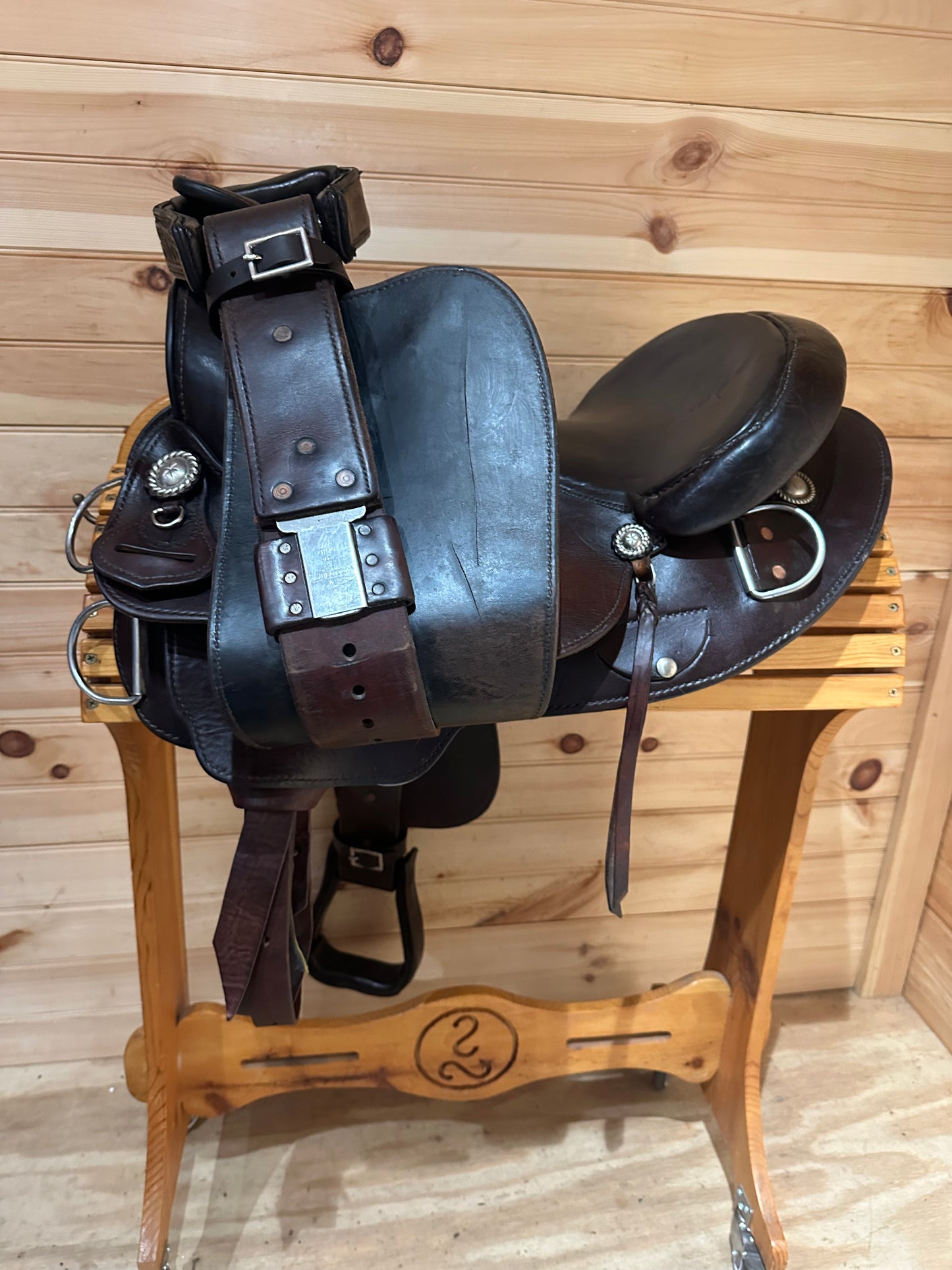 15” Circle Y Arabian Western Equitation Training Saddle Model 2130
