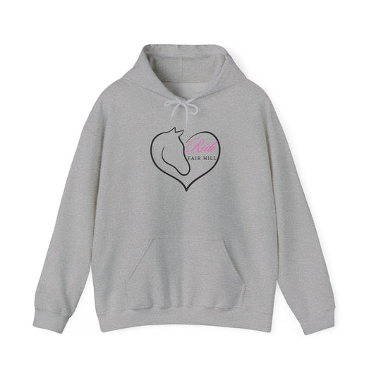 Hoodie - Ride Fair Hill Heart Logo Unisex Heavy Blend Sweatshirt