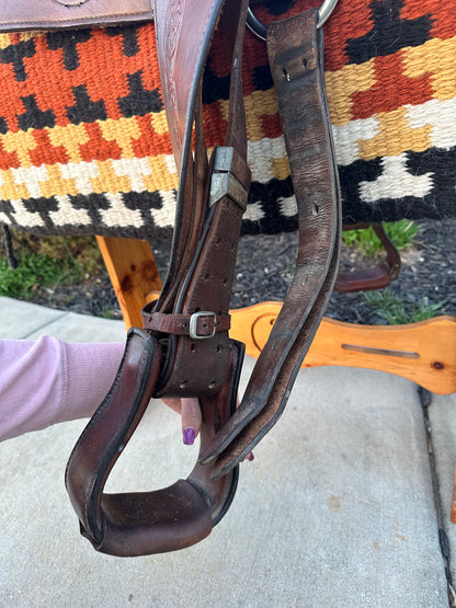 15” Crates Saddlery Western Trail Saddle Model 2133