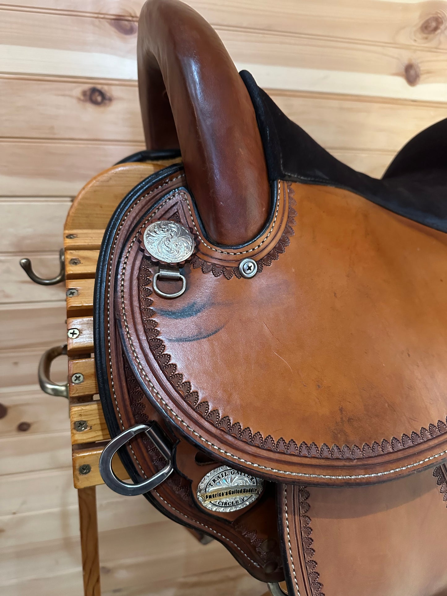 16” Circle Y Virginia Flex2 Trail Gaiter Gaited Endurance Saddle Model 1588 (2020)