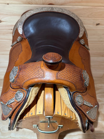 15” Bob’s Custom Saddlery Bob Avila Show Reiner Western Saddle