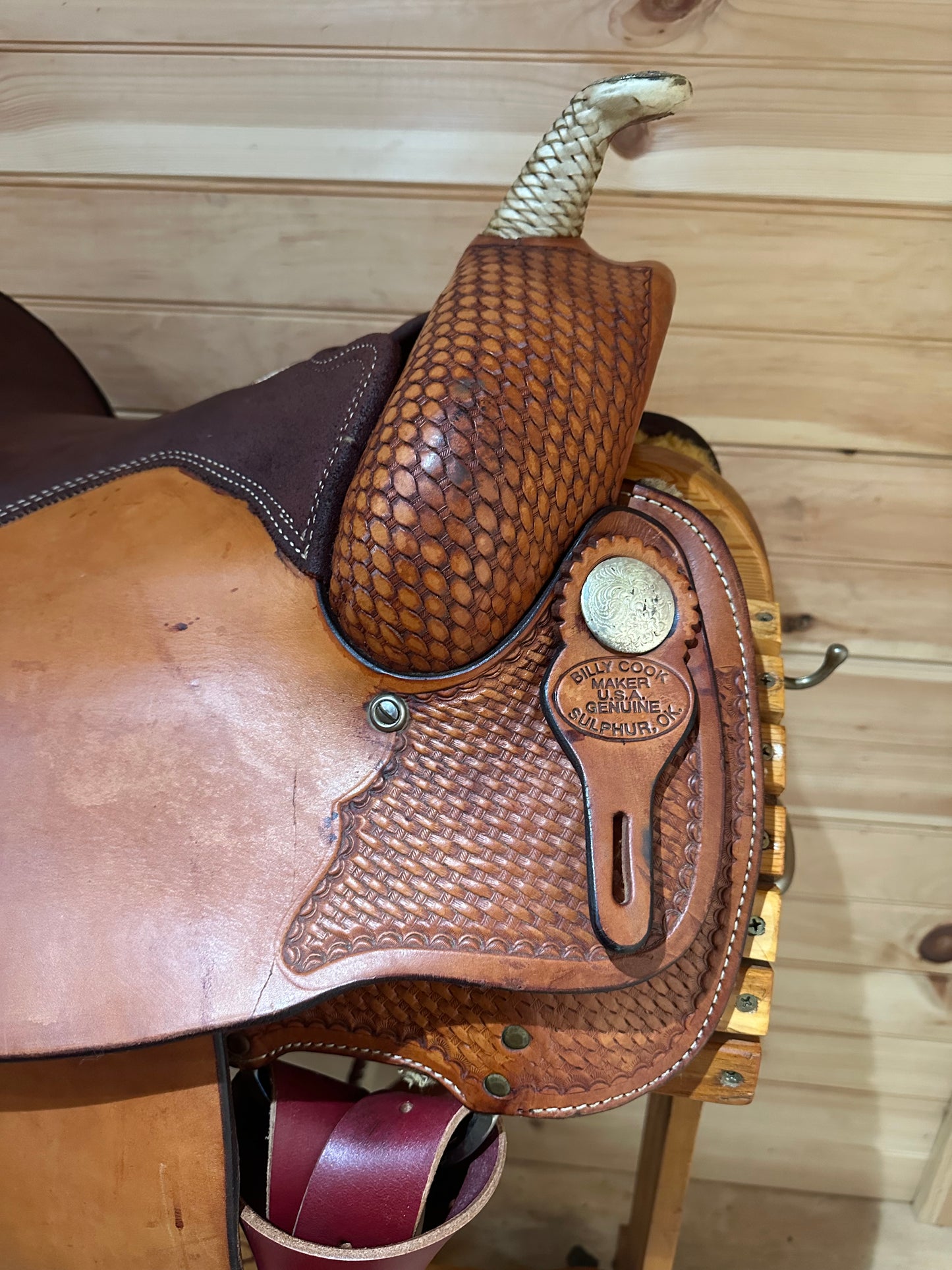 15.5” Billy Cook Maker Reiner Western Saddle Model 1605