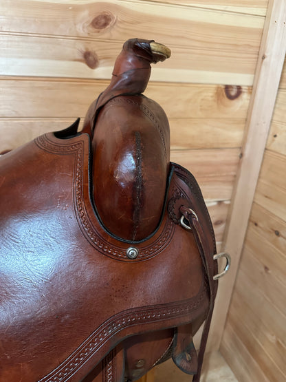 16” Circle Y All-Around Ranch Roper Western Saddle Model 1124