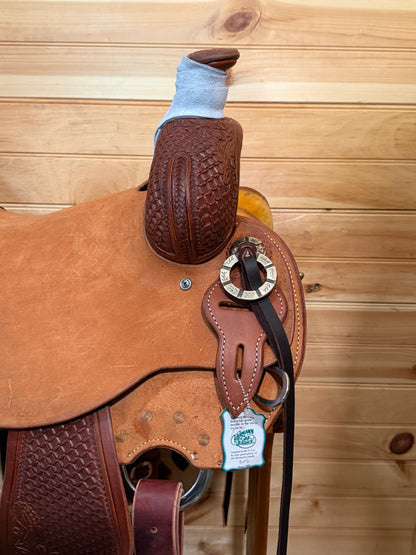 15.5" Paul Taylor Cowboy Ranch Western Saddle
