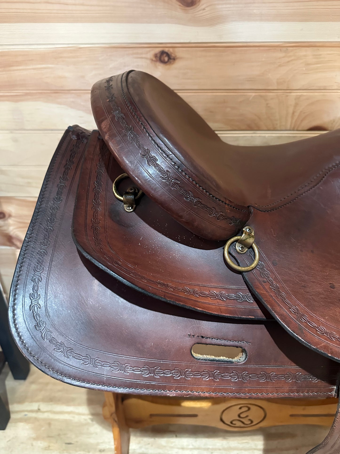 17” Big Horn Double Comfort Equi-fit Flex Western Trail Saddle Model 1656
