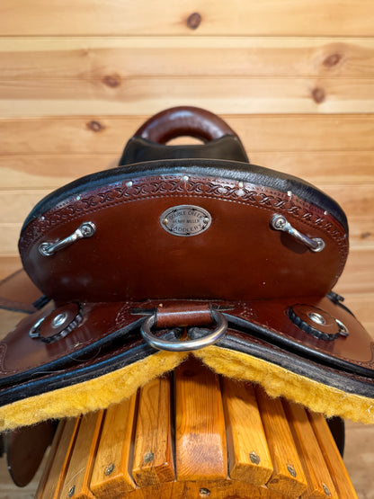 18” Double Creek Saddlery Henry Miller Gaited Endurance Trail Saddle # 115