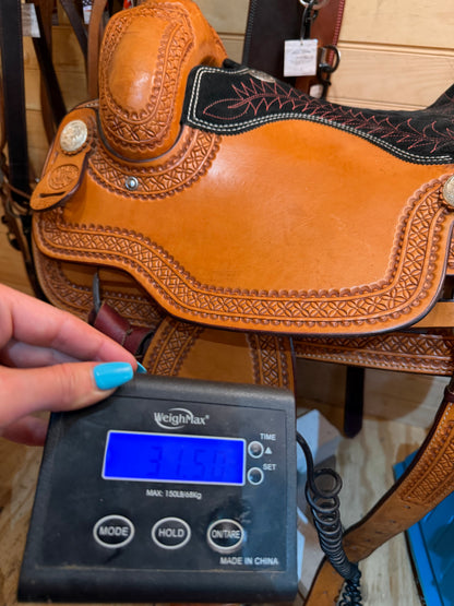 16” Billy Cook Maker Team Roper Sulphur, OK Western Saddle 2122
