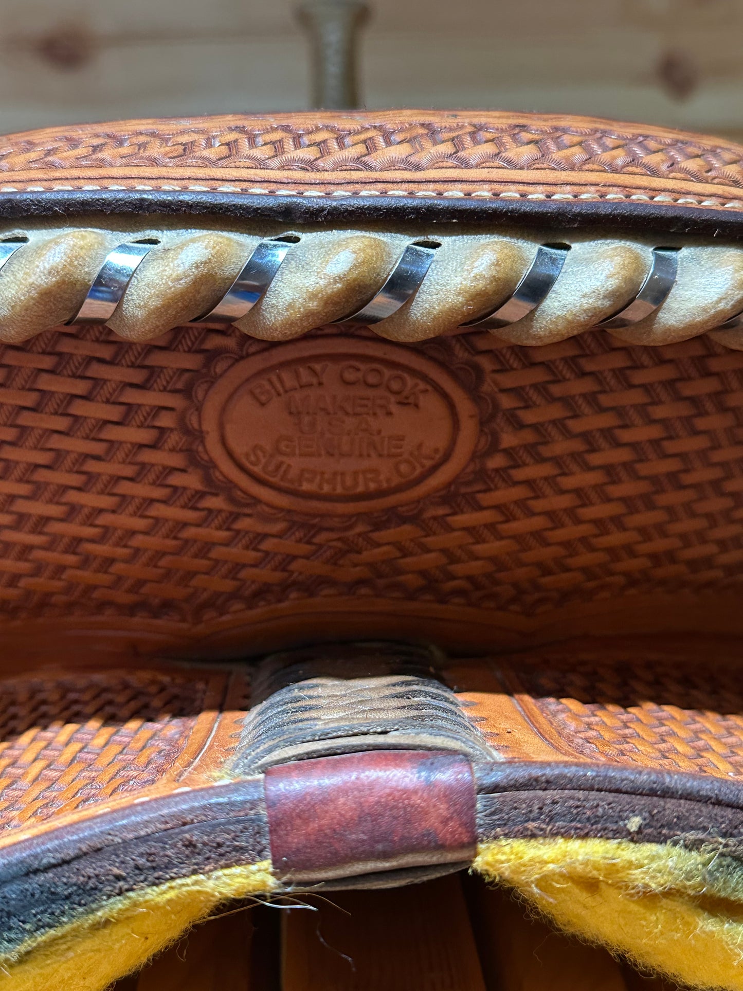 15” Billy Cook Maker Sulphur,OK Barrel Racing Saddle Model 1901