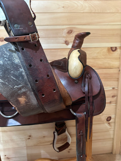 16” Dixie Roper Western Roping Saddle