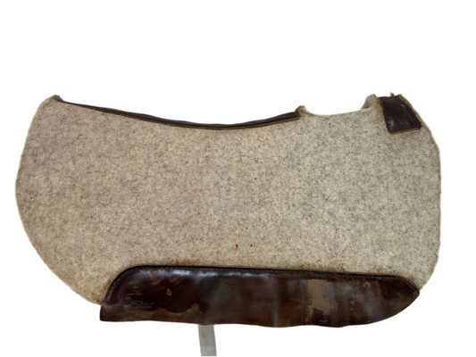 5 Star Wool “The Barrel Racer” Western Saddle Pad, 28”L x 30”D x1 1/8”