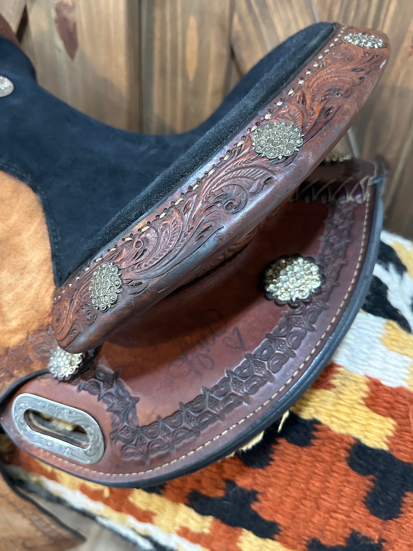 14” Circle Y Flex2 Kelly Kaminski Blaze Barrel Racing Saddle