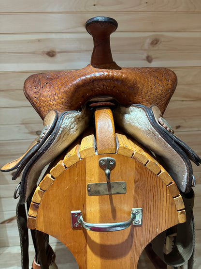 13” Circle Y Youth Bear Trap Barrel Racing Western saddle Model 2040