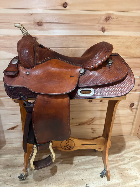 16” Billy Cook Maker Reiner Western Saddle Model 1605