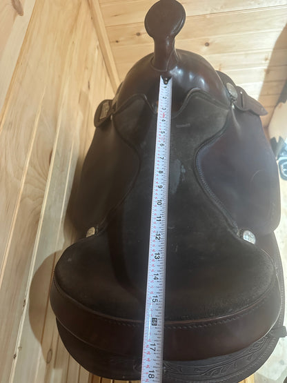 16” Big Horn Haflinger Western Trail Saddle Model 1579