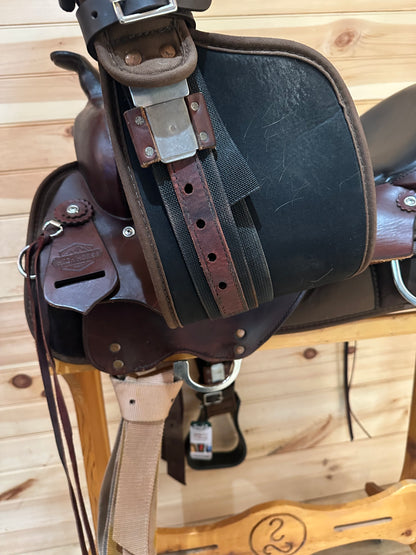 17” Circle Y High Horse Lockhart Western Trail Saddle Model 6910