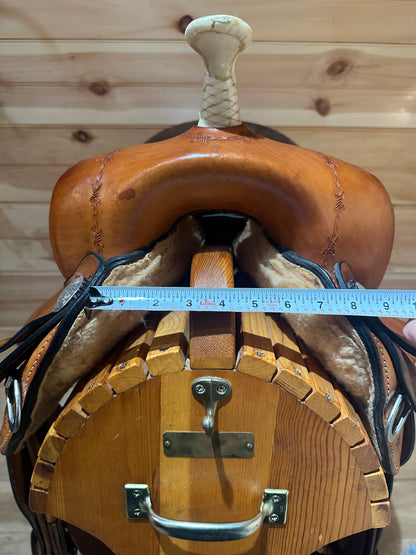 16” Rocking R Saddlery Barrel Racing Saddle