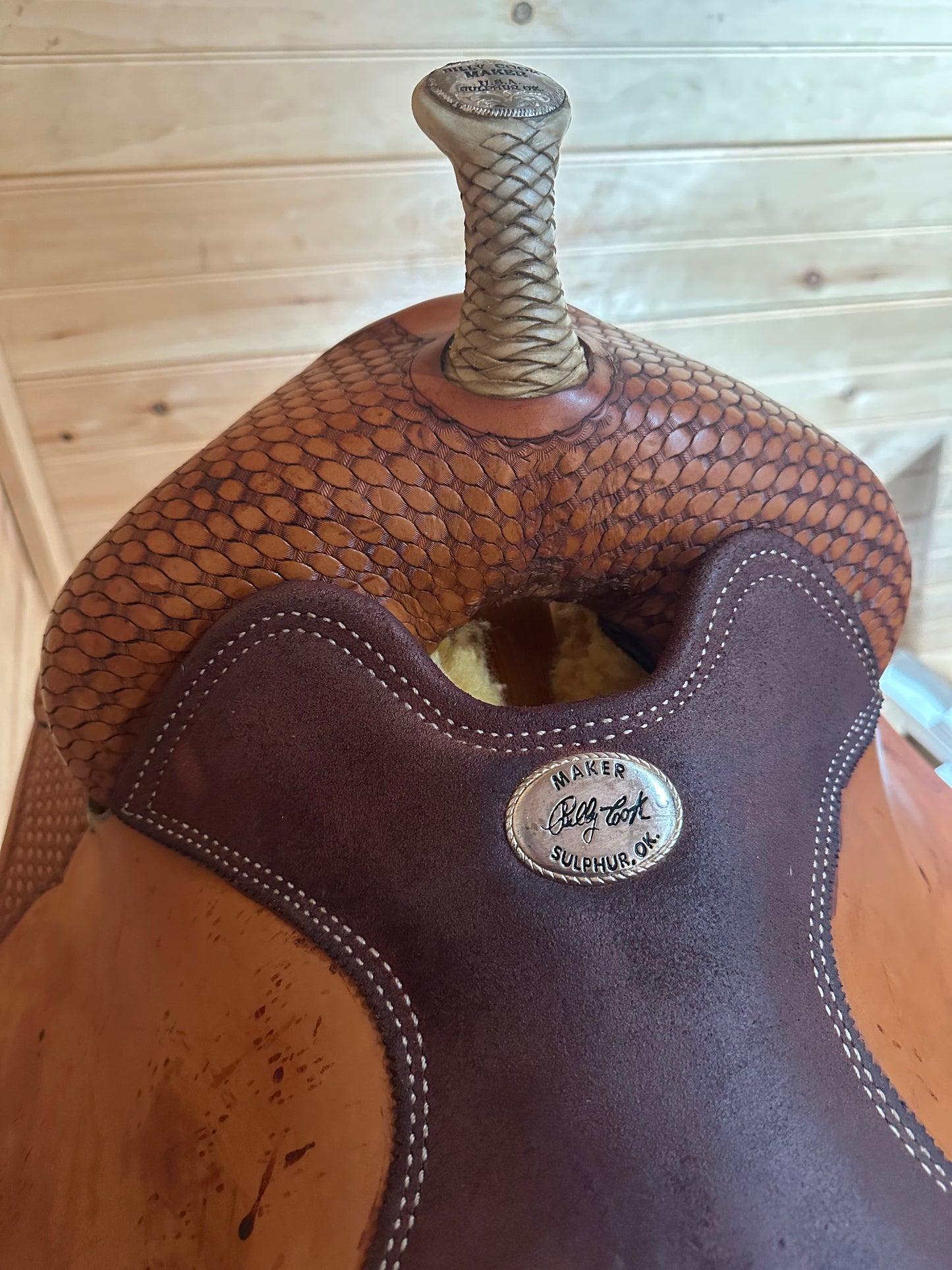15.5” Billy Cook Maker Reiner Western Saddle Model 1605
