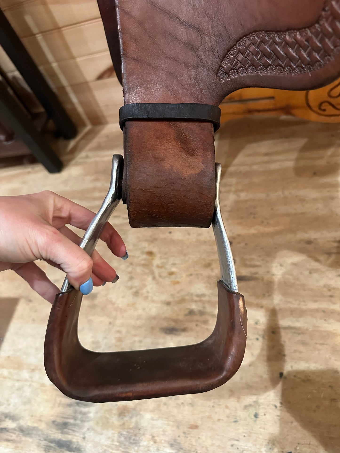 16” Nathan Lamb Roper Western Saddle Model 1601