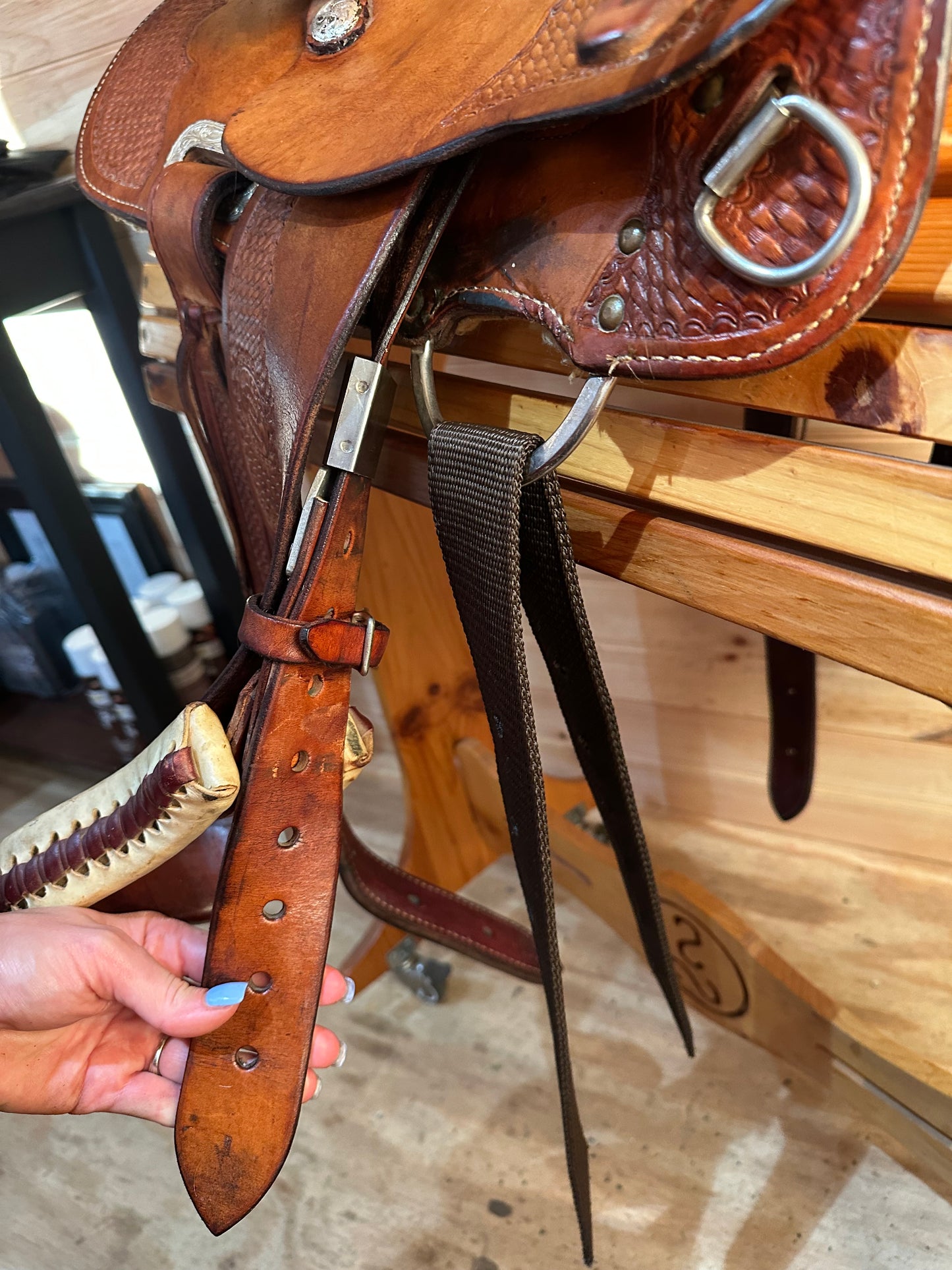 10” Billy Cook Maker Sulphur, OK Maker Youth Western Saddle Model 896