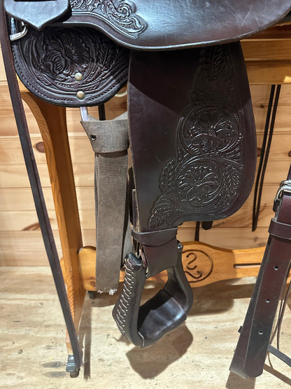 15” Circle Y High Horse Mesquite Trail Western Saddle Model 6864 (2022)