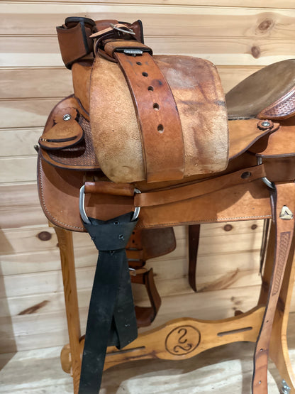 16” Alamo Saddlery Roper Style Western Trail Saddle