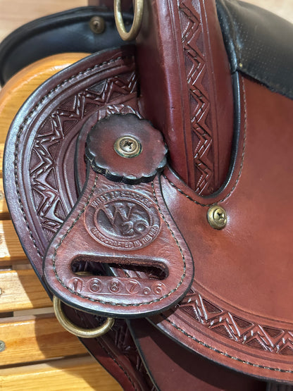 16” Big Horn Sil-Cush Gaited Flex Endurance trail saddle Model 1687.6