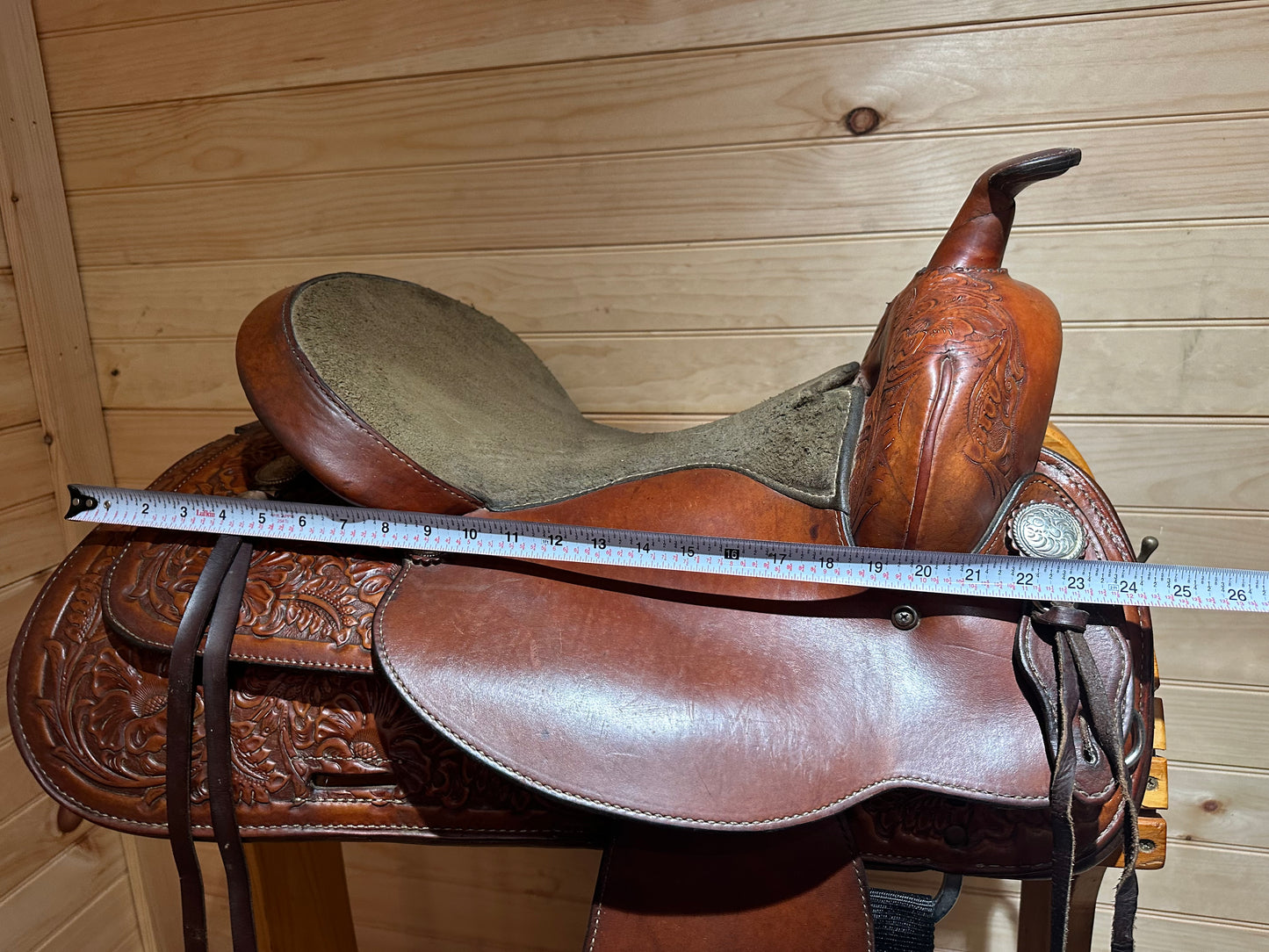 15” Tex Tan TexFlex Western Trail Saddle Model 08-TF400R5