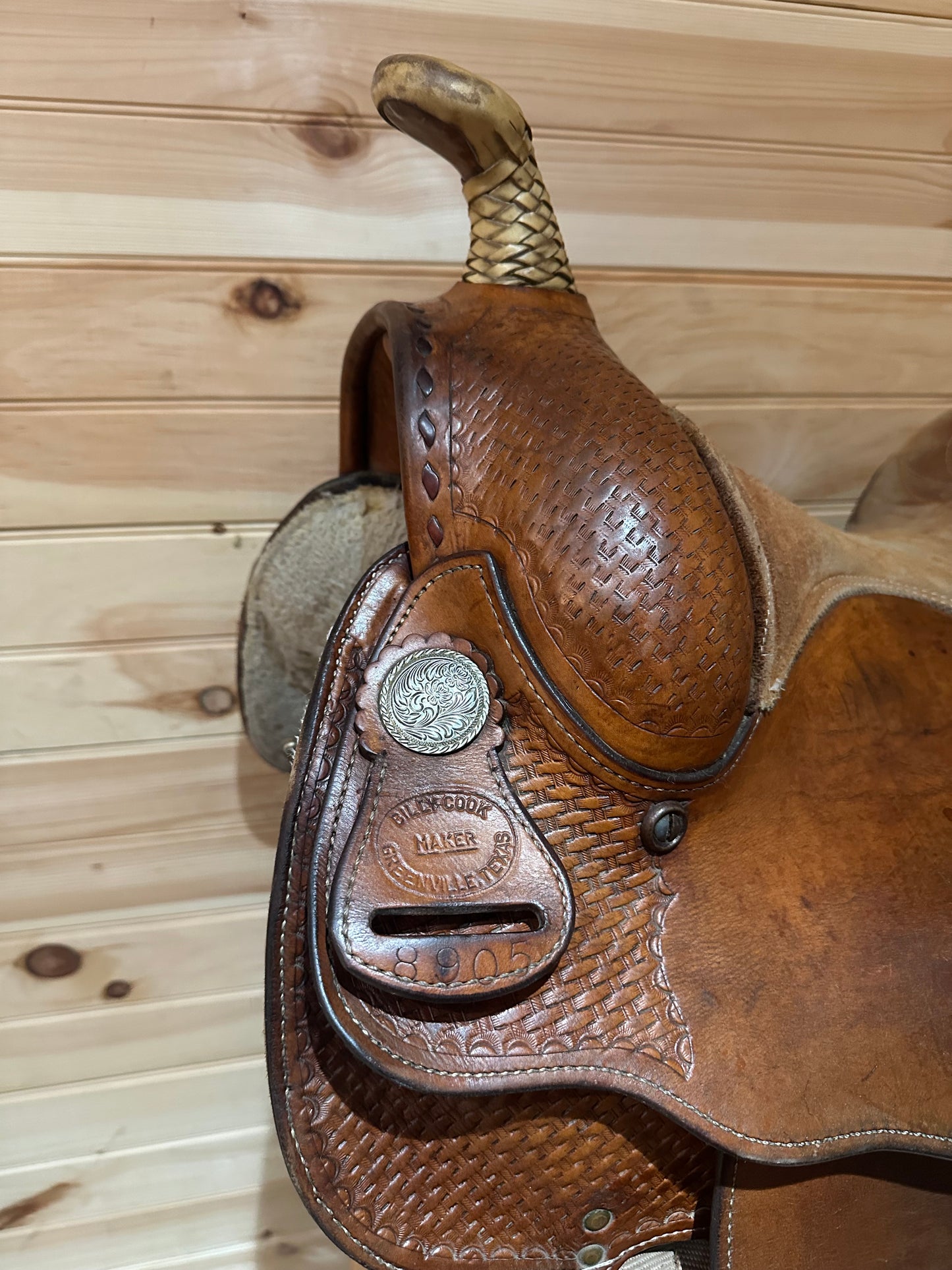 16” Billy Cook Maker Reiner Western Saddle Model 8905