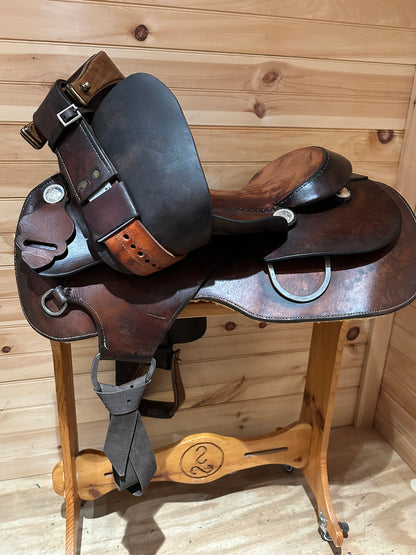 16” Pard’s Advantage Western Training Work Saddle