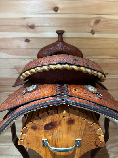 15.5” Tex Tan Hereford Team Roper Western Saddle