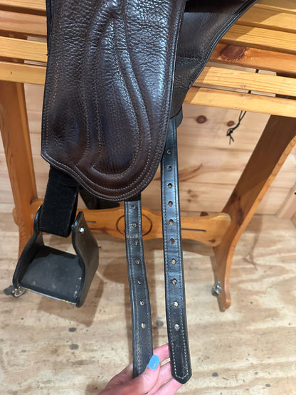 16” Sensation Ride Western Sport Treeless Trail Saddle