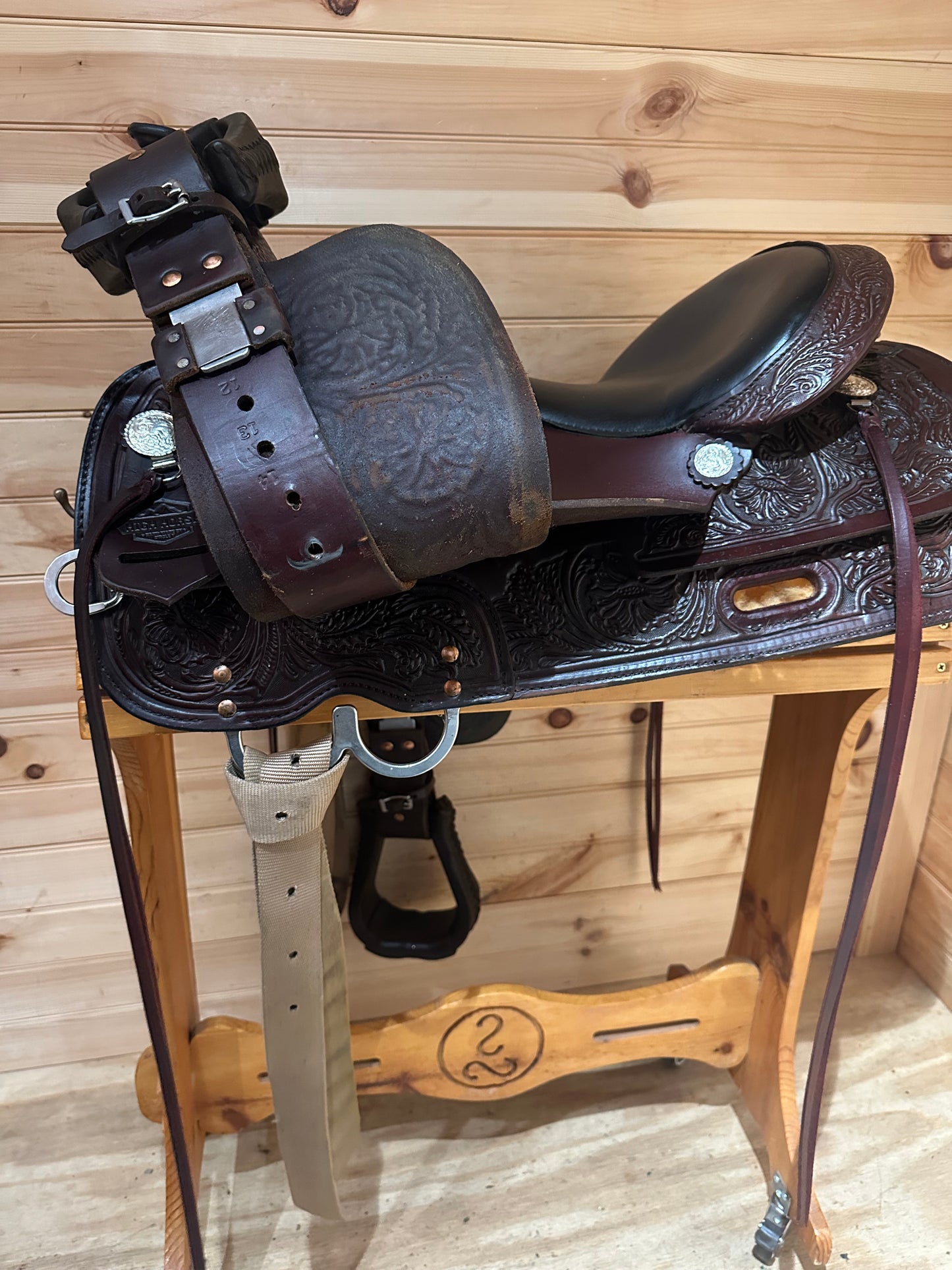 16” Circle Y High Horse Mineral Wells Western Trail Saddle Model 6812 (2023)