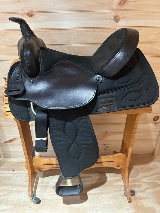 15” Big Horn Cordura/Leather Lightweight Western Trail Saddle Model 270