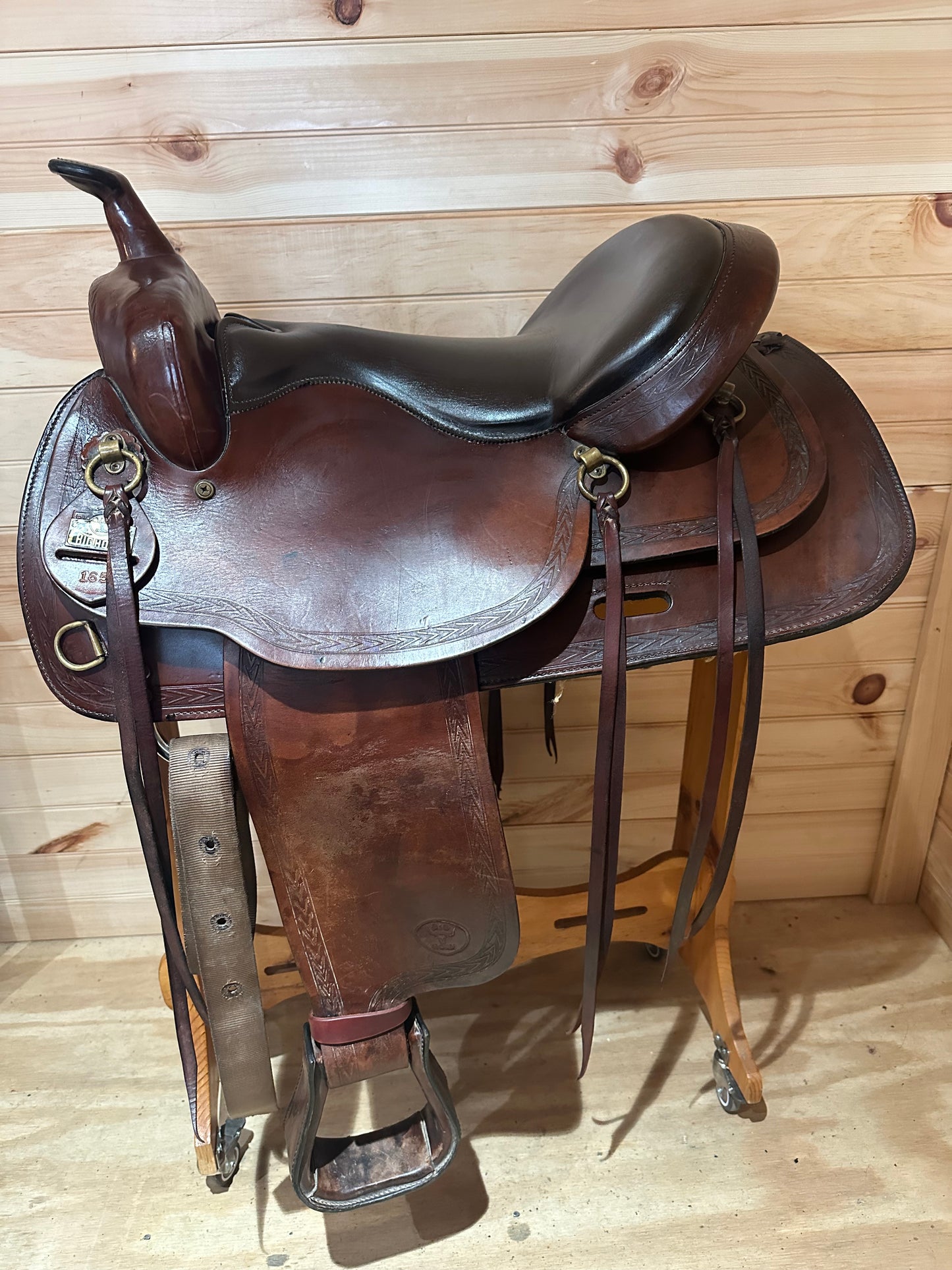 17” Big Horn Double Comfort Flex Western Trail Saddle Model 1658