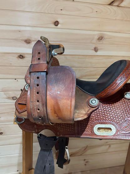 14.5” McKinneys Pro Series Barrel Racing Western Saddle