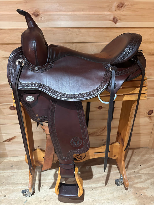 17” Circle Y Flagstaff Flex-Lite Western Trail Saddle Model 1571