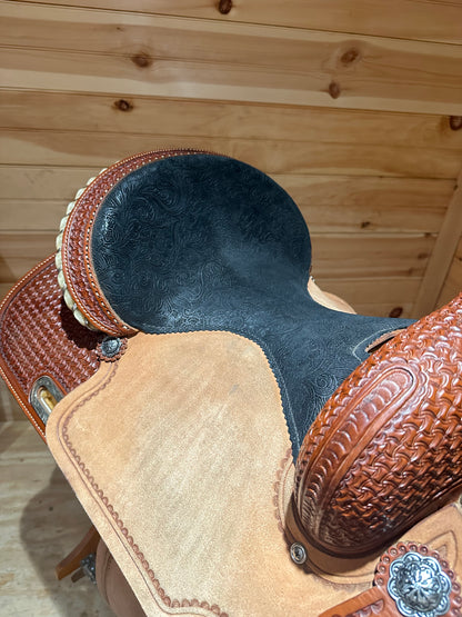 14.5” Circle Y Sabine Barrel Racing Saddle Model 2201
