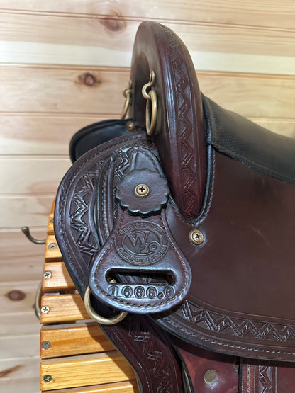 18” Big Horn Sil-Cush Flex Endurance trail saddle Model 1685.8
