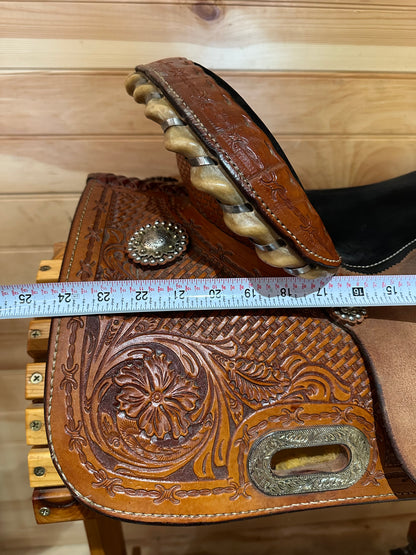 15” Hud Roberts HR Barrel Racing Western Saddle