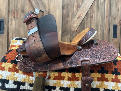 14” Ammerman Barrel Racing Saddle