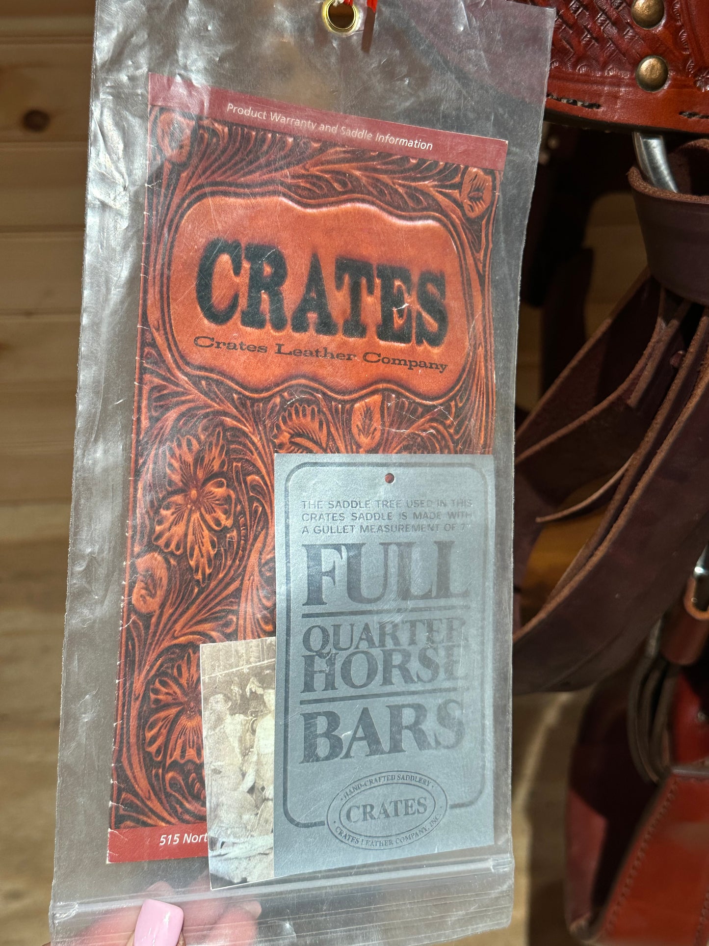 15” Crates Classic Reining Western Saddle Model 2222-2W