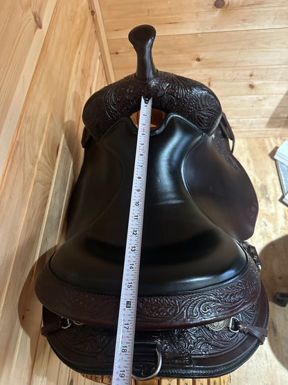 15” Circle Y High Horse Mesquite Trail Western Saddle Model 6864 (2022)